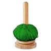 Yarn Holder Stand Wood Manual Yarn Winder Dispenser Rotating Yarn Ball Storage Knitting Accessories forCutting Sewing Crocheting
