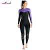 3MM Warm Diving Suit Women With Thick One-piece Long-sleeved Large Size Surfing Snorkeling Swimsuit Equipment