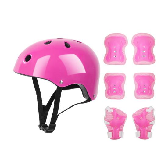 7 шт./компл. детский защитный комплект для катания на роликах, скейтборде, велосипеде, самокате, регулируемый