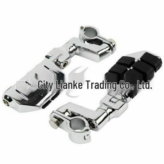 35mm Electroplated Front Foot Pegs for Harley, Gold Wing, Kawasaki, Suzuki, Yamaha