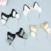Hairband Idol Doll Headwear Cat Ear Black White Headwear for Cotton Doll  Idol Doll Accessories