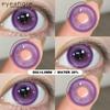 Eyeshare 1 пара красных контактных линз для косплея, розовые линзы для макияжа, модные линзы для косплея для женщин Colorcon