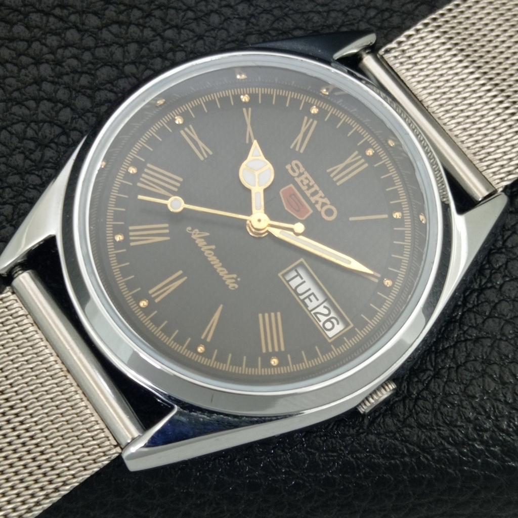 ЯПОНСКИЕ ВИНТАЖНЫЕ ОТРЕМОНТИРОВАННЫЕ МУЖСКИЕ ЧАСЫ SEIKO 5 АВТОМАТИЧЕСКИЕ 6309A a442147-4