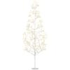 Artificial Christmas Tree 180cm with 384 LED Lights White