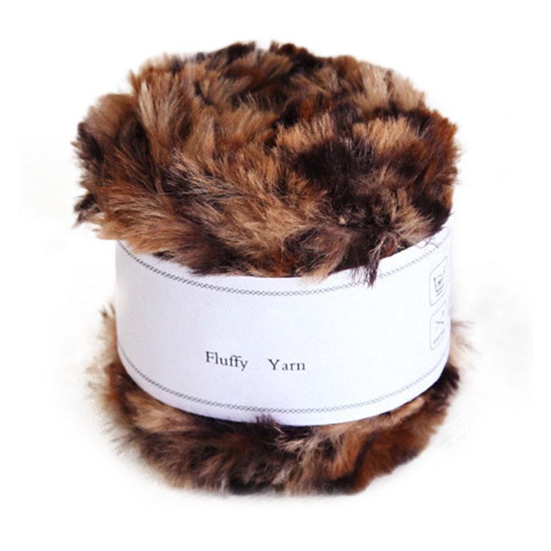 50 г/рулон ниток пушистый искусственный мех ручная вязка шерстяная пряжа вязаный крючком свитер норковая пряжа шарф вязаная крючком красочная детская одежда