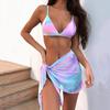 Micro Bikini 3 Packs Bikini Set Tie Dye Swimsuit Female Swimwear For Women Bathing Suits Swimming Suits Beachwear Biquini