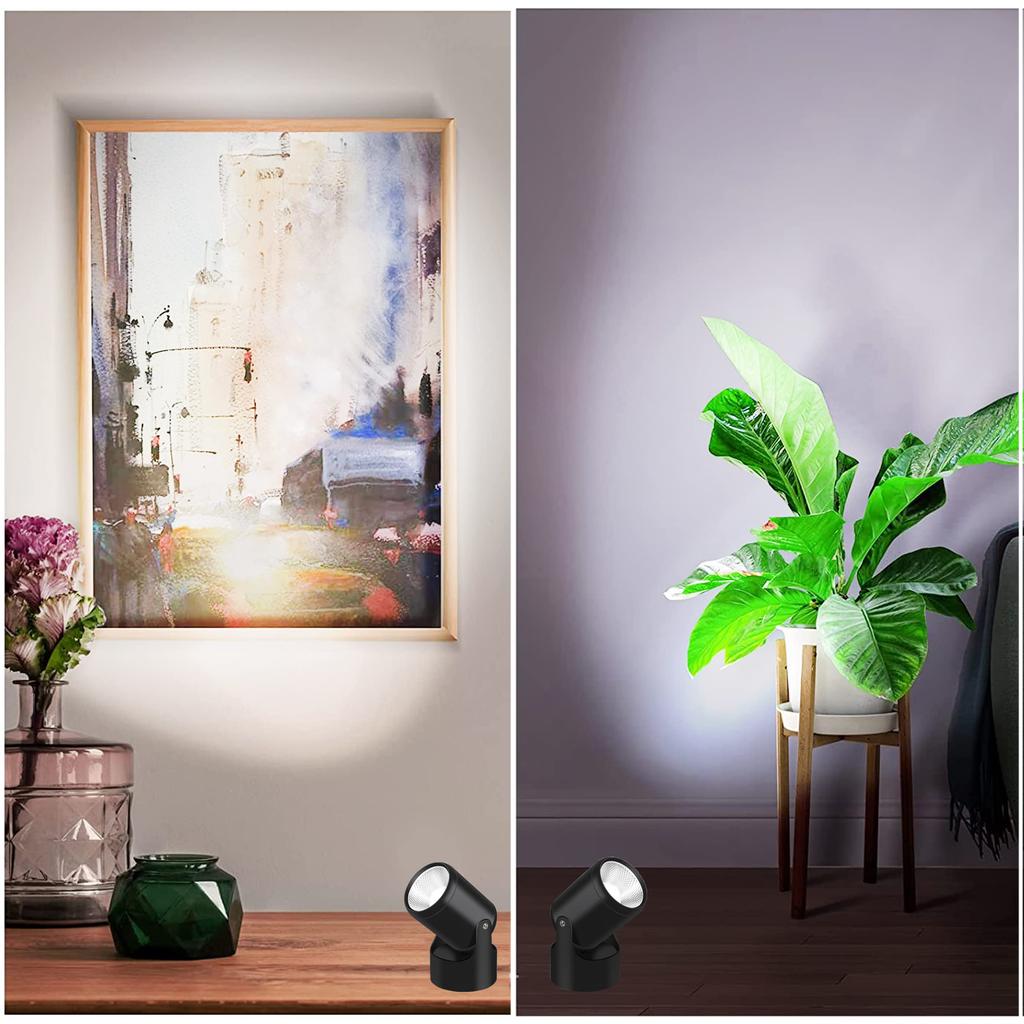 YC LED Spotlight, Outlet-Compatible, Tabletop, 12W, Ambient Lighting, Floor Light, Floor Stand Light, Stage Light, Indoor Use, Living Room, Floor