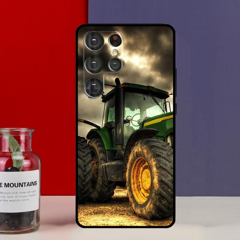 Фермерский трактор Чехол для Samsung Galaxy S25 Ultra S9 S10 S20 FE S21 S22 S23 Plus S24 Ultra