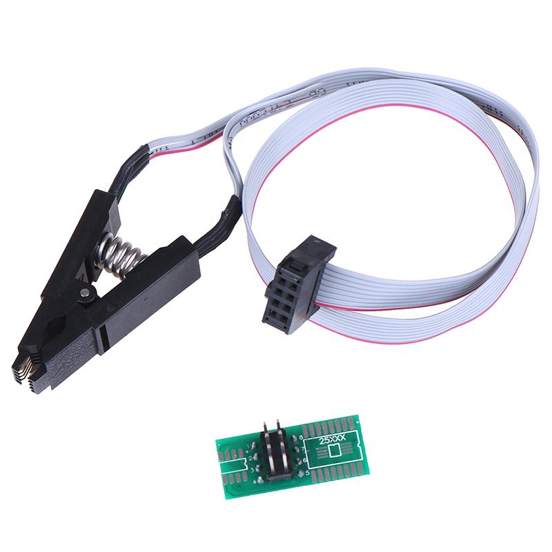 Soic8 Sop8 Флэш-чип Ic Тестовые клипсы Плата-адаптер Программатор Bios/24/25/93