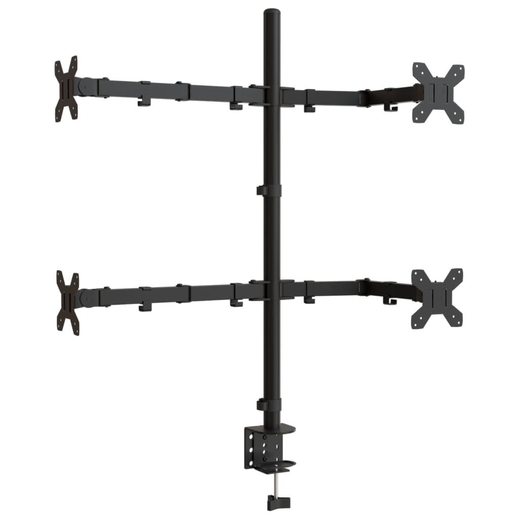 Monitor Mount Black Steel VESA 75 100 mm