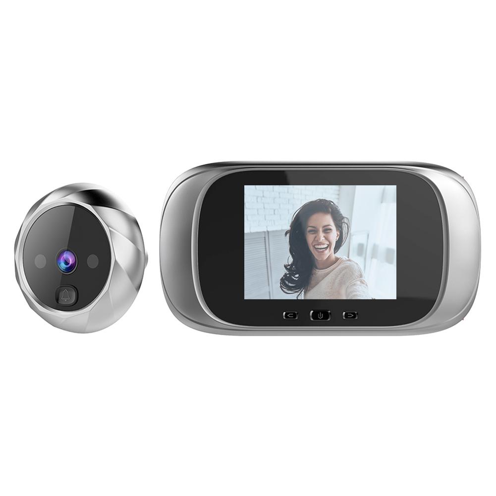 Digital LCD 2.8inch Video Doorbell Peephole Viewer Door Eye Monitoring Camera 90 Degree Doorbell Electronic Peephole Door Camera