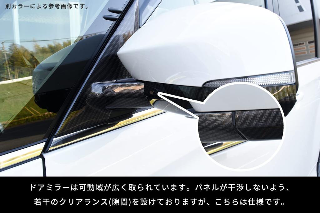 Основание зеркала заднего вида Toyota 90-й серии SecondStage Piano T669BLK Noah/Voxy (Боковое зеркало) Панель, Черный,