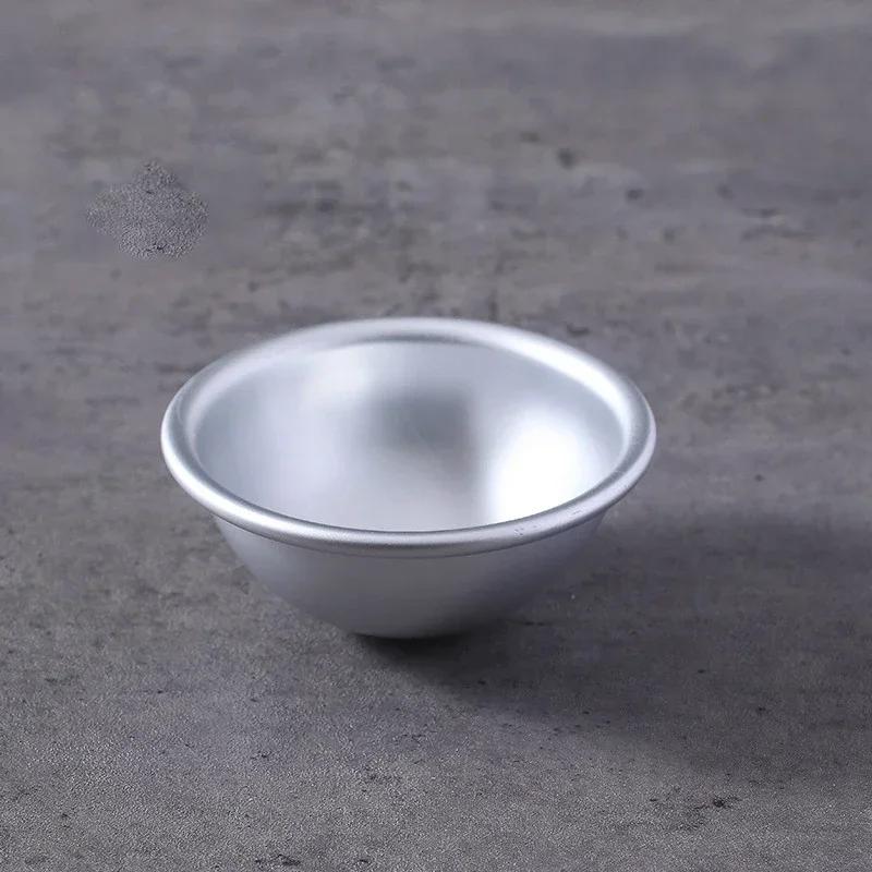 Practical Daifuku Dessert Bomb Mold Pan Tin Baking Cake Pastry Mould Snowball Mochi Mold 3D Aluminum Ball