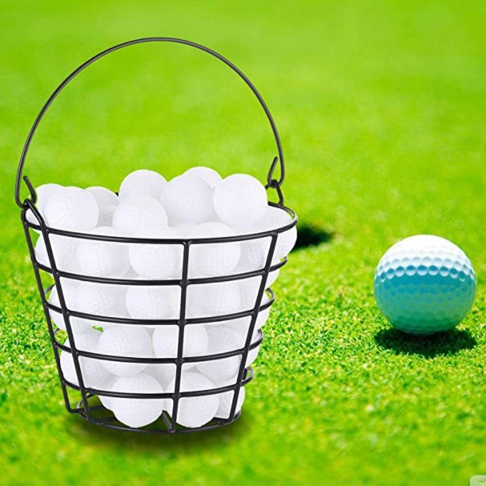 Metal Wire Golf Ball Basket Balls Container Golfing Balls Storage Practice Ball