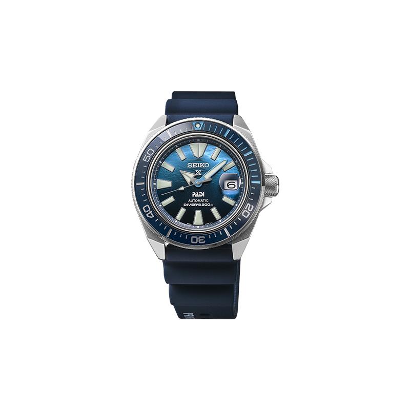 Seiko Серия PROSPEX PADI совместная лимитированная серия модель самурая водонепроницаемость 200 метров автоматический/ручной механический механизм силиконовый ремешок 43,8 мм SRPJ93K1