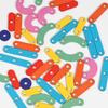Montessori Kids DIY Puzzle Creative Toy Geometry Graphics Rubber Nail Boards with Cards Math Educational Toys for Children