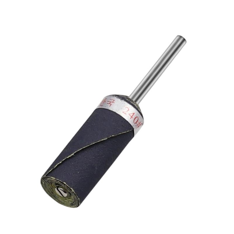 3mm Sandpaper Buffing Rod Cylinder Sandpaper Rods Electric Polishing Grinding for Head Grit 180 To 2000 Jewelry Making T