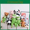 Dinosaur Panda Striped Panda Frog Plush Toy Stuffed Animal Doll Children Gift