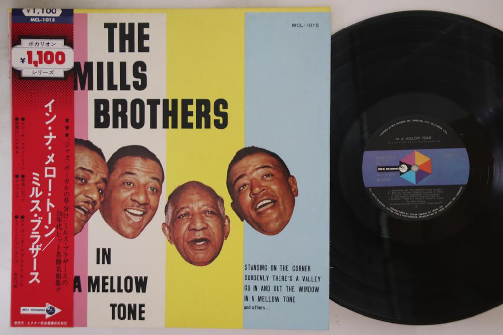 Виниловая пластинка MILLS BROTHERS In A Mellow Tone MCL1015 MCA 1973 Япония Obi Джаз Б/у