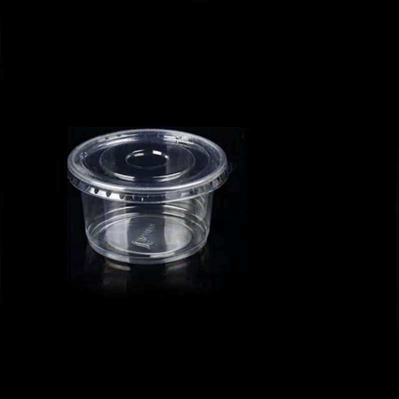 250ml Disposable Plastic Pudding Cups with Flat Lids