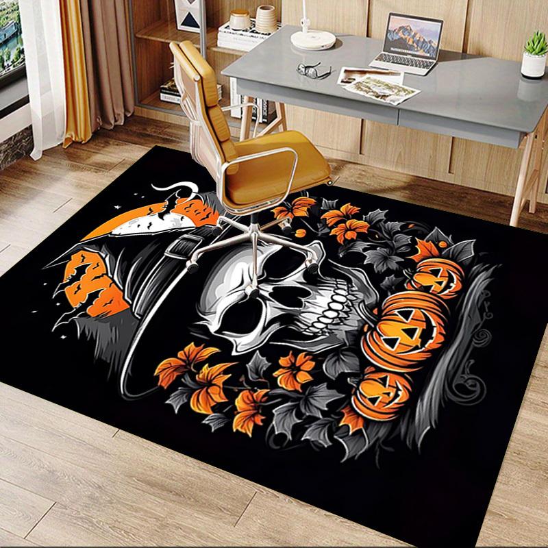 1pc Halloween pumpkin Carpet, Office Rug Outdoor Mat Home Decor Area Carpet Festival