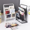 Bookshelf Display Miniature Newspaper Rack 1:12 Scale Doll Rack Model  DIY Craft