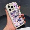 Аниме Наджими Осана Чехол для мобильного телефона для iPhone 17 16 15 14 13 12 11 Air Pro Max Plus Утолщенный ТПУ Цветной Чехол Роскошный Красивый