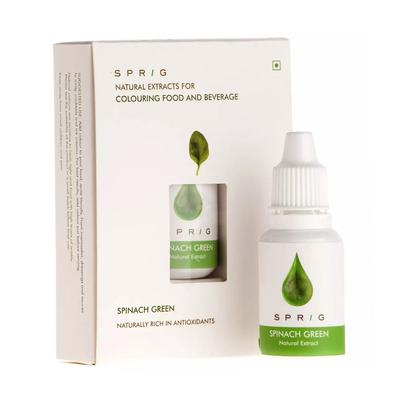 Натуральный пищевой краситель: зеленый (15 мл), Spinach Green Natural Colour Extract,