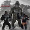 Модель Кинг Конга Гориллы, фигурка, игрушка Остров Черепа, украшенная реалистичными деталями для детей и взрослых
