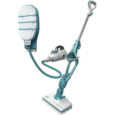 BLACK+DECKER - FSMH1351SM-QS - Паровая швабра с ручным пылесосом 1300 Вт - Резервуар 500 мл - Время нагрева 15 с - 10 аксессуаров