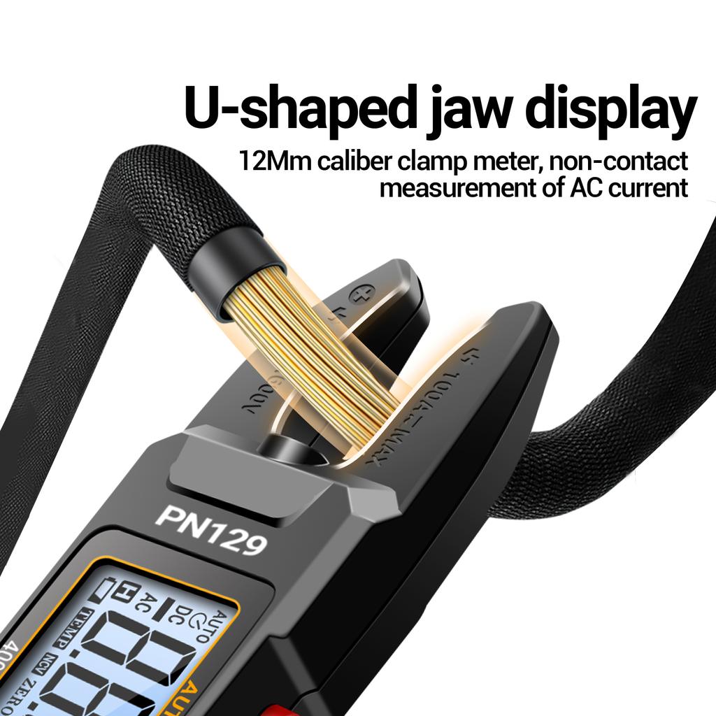 Измерение напряжения, тока, сопротивления, интеллектуальный цифровой токоизмерительный прибор с многофункциональным дисплеем для домашнего использования электриков