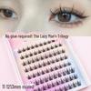 "Exquisite Self-Adhesive False Eyelashes: Natural, No Glue Needed, Large Capacity for Beginners"