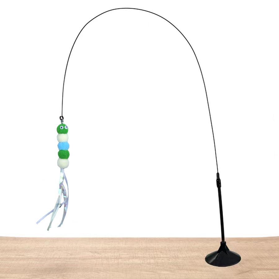 1 шт. Дразнилка для кошек, интерактивная игрушка, наполнитель с искусственным пером и колокольчиком, сменный продукт для ловли, подходит для кошачьих упражнений