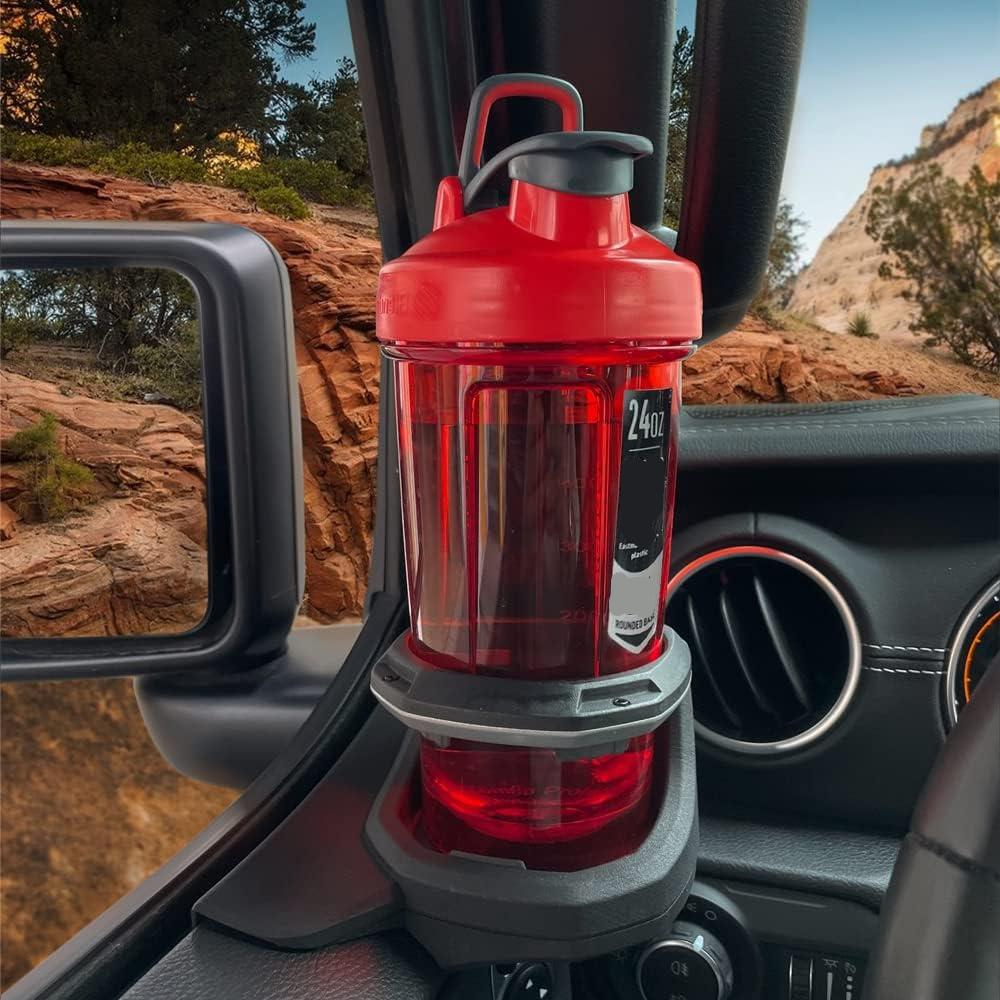 Подстаканник для напитков на левое боковое окно для Jeep Wrangler JL/ Gladiator JT 2018-2023