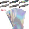 10*20см Голографическая самоклеящаяся пленка Рыболовная блесна Флеш-лента Меняющая цвет наклейка Материал для вязания мушек