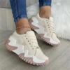 Women's Shoes New  Breathable Vulcanized Shoes Woman Sneakers Thick Bottom Low Top Large Size Canvas Casual Shoes