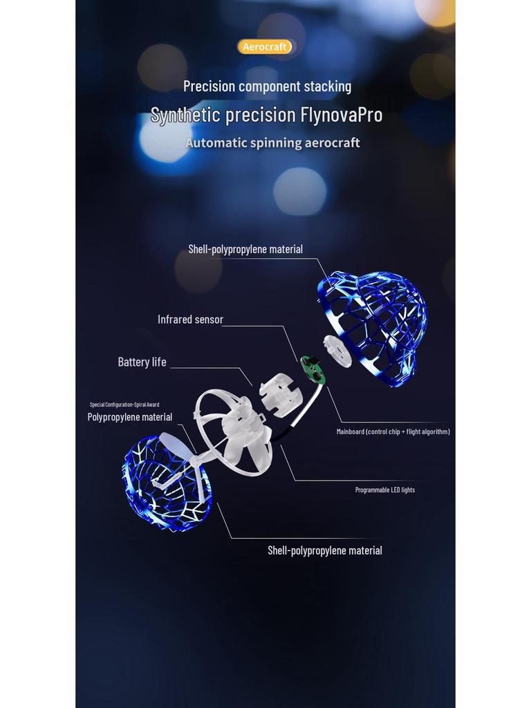 Cross-Border UFO Gyro Levitation Ball Toy