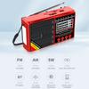 Портативное радио FM/AM/SW с полным диапазоном, с разъемом для наушников 3,5 мм, проигрыватель, радио на батарейках, поддержка TF-карты для пожилых людей