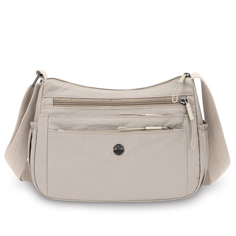 Вместительная легкая сумка кроссбоди из ткани Оксфорд, повседневная женская сумка через плечо, многослойная сумка для мамы, водонепроницаемая