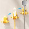 1 шт. держатель для душевой лейки с рисунком на присоске, регулируемый держатель для душевой лейки, подходит для семьи и детей