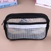 1Pcs Anti-static Transparent PVC Waist Bag Clear Mesh Tool Kit Fanny Pack Waterproof Portable Workshop Storage Organizer Bag