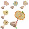 Hand-cranked Pu Fan Bamboo Craft Fan New Handheld Fan  Home Decor