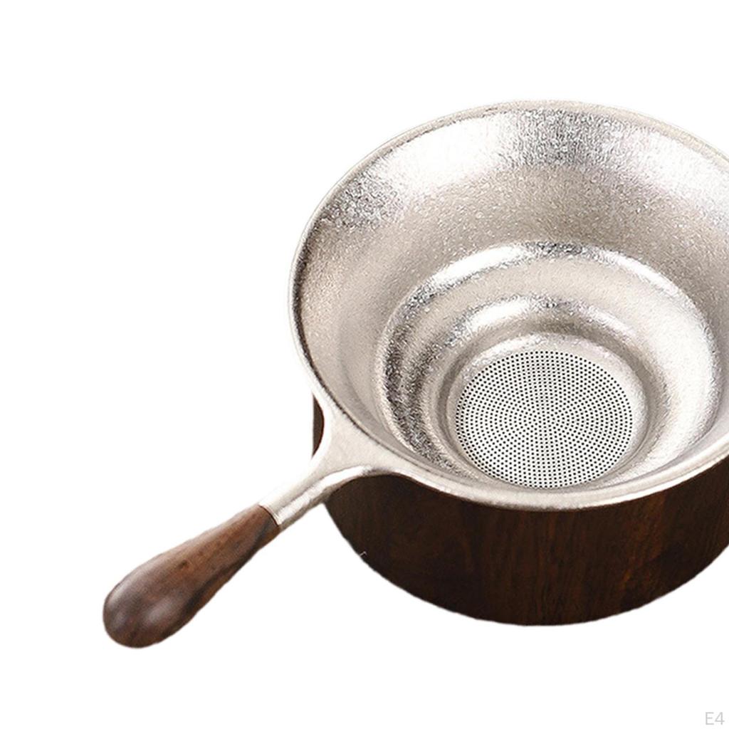 Чайный инфузор из тонкой сетки Прочный титановый фильтр для кухни, спальни, дома