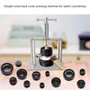 Watch Press Tool Set Simple Spiraling Watch Case Press Machine Back Case Closer Easy Operation for DIY Hobbyists Repair