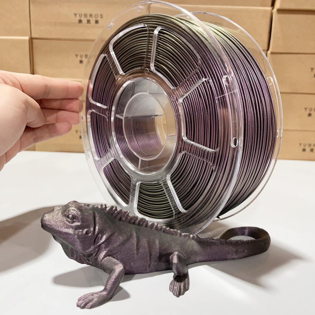 PLA Chameleon Aurora Color Shift 3D Printer Consumable Plastic 1.75mm 1kg Spool Roll PLA Filament