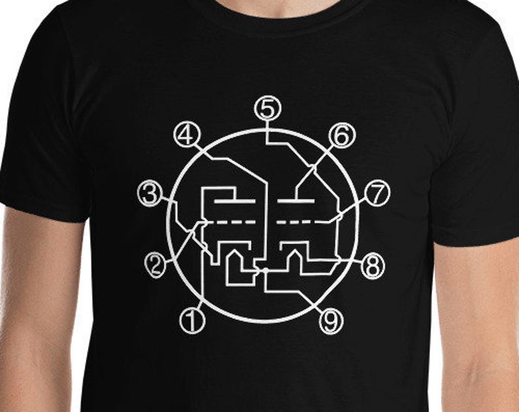 12ax7 Preamp Vacuum Tube Pin Layout Diagram Schematic Vintage Analog Audiophile Musician Guitar Player T-Shirt