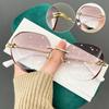 Goggles +2.00~+4.0 Diopter Reading Glasses Vision Care Diamond Cutting Rimless Presbyopic Glasses