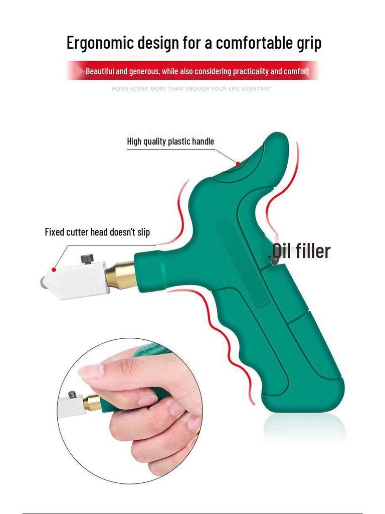 Многофункциональный резак для керамической и стеклянной плитки для домашнего использования - Ручной инструмент для надреза, Горячая распродажа