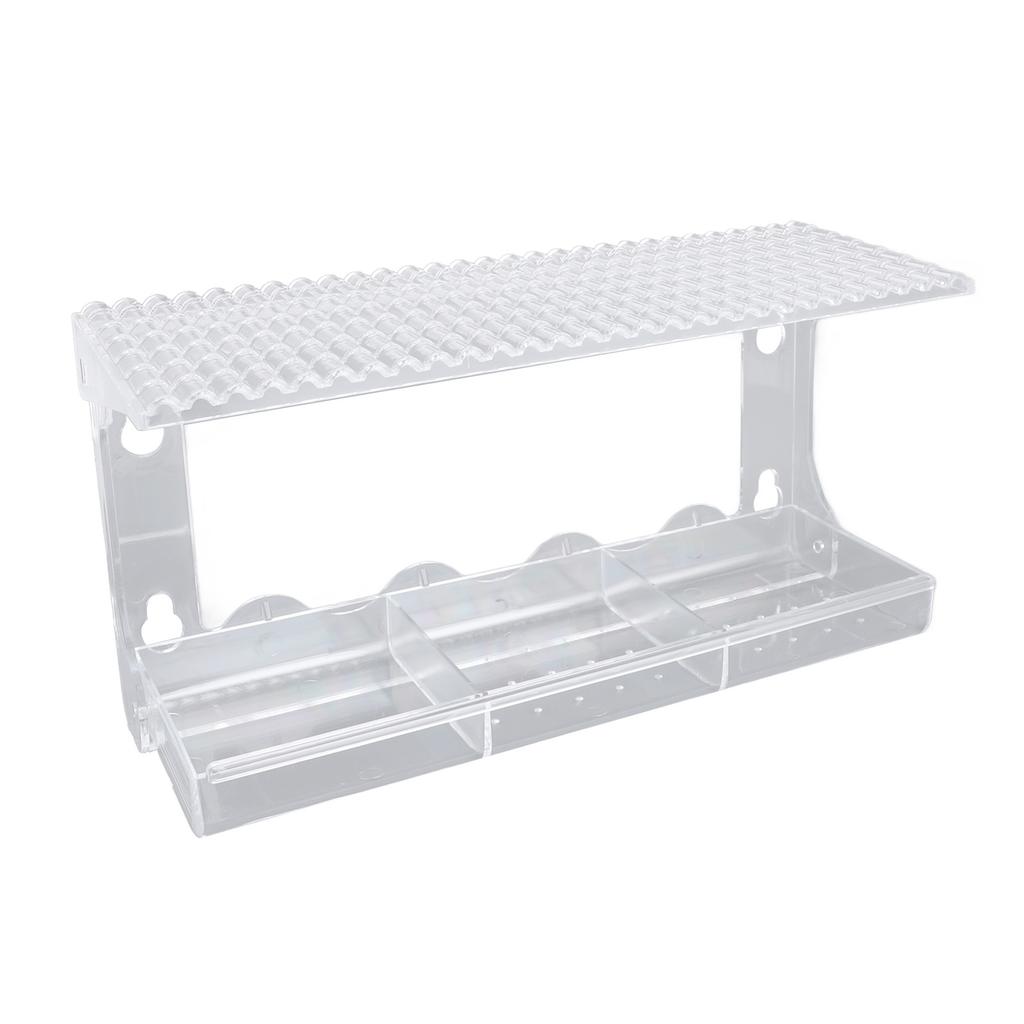 Window Bird Feeder for Outdoor Plastic Clear Bird Feeder Transparent Bird House with Strong Suction