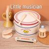 Набор музыкальных инструментов для младенцев: Кастаньеты, Погремушка, Барабан, Гармошка и многое другое для раннего развития и координации рук и глаз у малышей